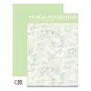 Papel Embalagem Artístico Espesso Papel Mármore Siciliano Papel Kraft Papel para Buquê Embalagem de Flores Artificiais Atacado