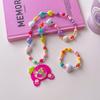 Conjunto de Colar de Contas da Série Sanrio de Desenhos Animados Infantis Pulseira para Meninas Hello Kitty Kuromi Acessórios Super Fofos
