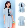 [Propiedad Intelectual de Disney] Faldas para Niñas Balabala y Vestidos para Niños 2025 Nuevas Camisas Rayadas de Verano Algodón Puro