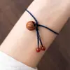 Cesta de Nogal y Durazno Salvaje, Pulsera de Cuerda Colorida para el Festival del Bote del Dragón, Tejida para Hombres y Mujeres, Parejas, para Buena Suerte, Protección y Bendiciones