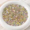 Novas Contas de Vidro Tricolores com Efeito Rachado de Gelo 10mm Contas Materiais para Pulseira DIY Colar Contas Soltas Acessórios