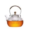Shishang suministra vaso de vidrio con patrón de martillo resistente a altas temperaturas tetera para hervir agua olla de salud estufa cerámica eléctrica estufa para hervir té perfecto
