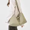 Bolso de Color Sólido Transfronterizo para Mujer, Nuevo Diseño de Moda, Cierre de Cordón Fruncido, Bolso Cruzado de Viaje 2026, Bolso Tote de Gran Capacidad