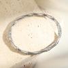 UILZ Pulsera Geométrica de Bambú Transfronteriza Europea y Americana AliExpress Al Por Mayor para Mujer Sencilla de Lujo Ligero Joyería de Moda de Alta Gama