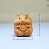 Artículos Decorativos Transfronterizos, Artesanías de Madera, Regalos Creativos, Adornos de Animales Lindos, Pequeñas Esculturas de Madera, Adornos de Madera de Hámster y Gato