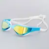 Gafas de Natación Profesionales Personalizadas para Competición, Lentes de Natación Impermeables y Antivaho de Alta Definición, Se Pueden Imprimir con Logo, Antivaho de Alta Transparencia para Buceo