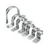 Clip de Silla Galvanizado sin Agujero Clip Extendido de Hierro Galvanizado para Tubería Clip de Silla Clip Ohm Clip Tipo U Abrazadera de Tubería Clip de Gas