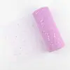 Rolo de Tule com Lantejoulas a Laser de Malha Americana Tule 15cm Material para Laço DIY Feito à Mão Acessório de Cabelo