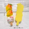 Gato de fruta pequeno, espinheiro cristalizado, adesivos de brinquedo para acessórios de cabelo DIY feitos à mão, presilhas de cabelo, pequenos acessórios de resina, chaveiros