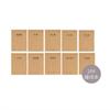 Cuaderno de Puntada Ligera y Mañana 16360 Cuaderno de Tareas 16K Cuaderno de Composición por Materia Cuaderno de Corrección de Errores Cuaderno Cosido de Papel Kraft Tareas de Papel Kraft
