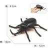 Simulação transfronteiriça modelo animal de inseto em PVC sólido ornamentos de bolo para mesa de areia brinquedos cognitivos de iluminação para educação infantil