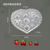Libro Rojo Explosiones Manicura Molde de Relieve 3D Molde de Silicona Flor de Hielo Dibujos Animados Lazo Cinta Molde Estéreo DIY
