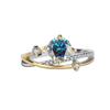 Anillo para Mujer de Plata de Ley Chapado en Oro con Moissanita Color Imitación Diamante, Montura de Cuatro Garras, Un Quilate, Venta Directa, Joyería de Lujo Ligero
