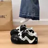 Zapatillas blancas Ankora rojas de entrenamiento estilo alemán con aumento de altura interior para mujer, nueva colección 2026, versátiles, ligeras y cómodas, con suela suave, deportivas y casuales
