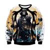 Sudadera con Estampado de Disfraz de Halloween Europeo y Americano para Hombre, Sudadera de Manga Larga de Moda para Hombre y Mujer, Impresión Digital 3D, Demonio de Terror