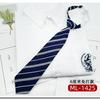 Gravata Estilo College Estudante Feminina Crianças Listrada Estilo Coreano Japonês Curta JK Sem Nó Acessórios de Camisa Preto Vermelho Vinho