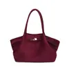 Bolso Cubo de Tote para Viajes Casuales Transfronterizos para Mujer 2025 Invierno Nuevo Estilo Plegado de Moda Bolso de Hombro Único