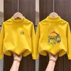 Camada Base Térmica de Fleece Escovado para Meninos 2026 Nova Roupa Outono/Inverno Camiseta de Manga Longa Infantil Camada Interna Quente Top