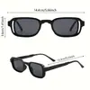 Gafas de sol rectangulares de lujo para mujer, gafas de sol cuadradas retro para hombre, visera para mujer, gafas antirreflejos para mujer