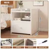 Mesita de Noche 2025 Más Vendido Hogar Dormitorio Pequeño Gabinete de Almacenamiento Estilo Escandinavo Simple Gabinete Estrecho Gabinete de Almacenamiento para Mesita de Noche de Dormitorio