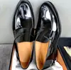 Zapatos de Piel de Lujo para Hombre Punta de Perla de Borde Abierto Piel de Vaca de Primera Capa Británicos Formales de Negocios con Cordones Completamente Hechos a Mano por Dentro y por Fuera Piel de Vaca