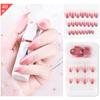 Nuevas Uñas Postizas Manicura Terminada Parches Falsos Uñas Postizas Manicura Portátil Parches para Uñas 24 Piezas Suministro del Fabricante