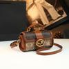 Bolso de Mano Retro con Estampado y Bloques de Color 2026 Nuevo Diseño de Nicho Bolso de Hombro Cruzado de Gama Alta Bolso Femenino Ligero de Lujo y Elegante