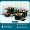 Soportes para Bocadillos de Descanso para el Té de Acrílico, Buffet, Comida Fría, Banquetes, Soporte para Pasteles, Plato de Frutas, Banquetes de Bodas, Conferencias de Prensa, Mesa de Postres y Descanso para el Té