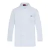 Ropa de Trabajo de Chef para Hombre Chaqueta de Manga Larga Otoño e Invierno Bordada Utilería de Cocina para Catering Vestido de Maître de Hotel para Mujer
