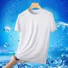Camiseta de Seda de Gelo 2026, novo modelo de verão, top esportivo casual fitness fino, solto, respirável, versátil e moderno