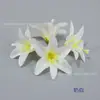 Flor de Lírio Pequena Artificial 7cm Grampo de Cabelo de Lírio de Seda Chapéu de Formatura Acessórios de Cabelo Decoração de Saia Cheongsam Arranjo de Flores Guirlanda