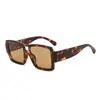 Nuevas Gafas de Sol Cuadradas de Moda con Doble Puente Estilo Europeo y Americano para Hombres y Mujeres Personalidad Tendencia Versátiles Marco Grande Gafas de Sol para Protección Solar al Aire Libre