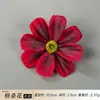 Venta directa de fábrica de flores artificiales rojas con miles de estilos para elegir, incluyendo rosas burdeos y dalias, para materiales de decoración de bodas