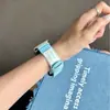 Correa de Cinta Mágica Macaron de Color Sólido Adecuada para Apple Watch iWatch 12ª Generación 11/10 Deportes