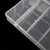 Rectangular fijo vertical 6 rejillas ferretería boquilla de aceite tornillo joyería bloque de terminales de plástico pp caja de almacenamiento venta directa de fábrica