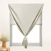 Nuevas cortinas opacas de verano con cinta mágica, no requieren taladro, cortinas totalmente opacas para apartamentos de alquiler y dormitorios, herramienta mágica de protección solar y opacidad