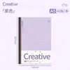 Caderno de Bolinhas Four Seasons Nianhua Keluli, Bloco de Notas Simples de Alto Valor, Caderno para Sala de Aula de Estudante
