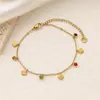 Pulseiras Geométricas de Aço Titânio com Zircônia Colorida em Múltiplos Estilos para Mulheres, Banhadas a Ouro 18K, Não Desbotam, Joias Modernas e Versáteis