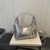 2026 Bolso Nuevo de Moda con Lazo Bolso de Mano de Moda para el Trabajo Bolso Tipo Dumpling Chic Estilo Coreano de Nicho Bolso Cruzado para Mujer