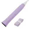 Cinta para Mango de Raqueta de Tenis Adhesiva Antideslizante Recubierta de Látex Gradiente de Agarre Manual Plano No Poroso Venta al por Mayor Cinta Perforada Absorbente de Sudor