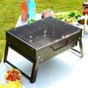 Parrilla de barbacoa plegable, parrilla de barbacoa portátil para exteriores, parrilla de carbón para el hogar, venta directa de fábrica de barbacoas