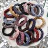Gomas Elásticas de Caucho sin Costuras de Alta Elasticidad para el Cabello, Ligas Gruesas Duraderas para el Cabello para Mujer, Accesorios para el Cabello para Cola de Caballo