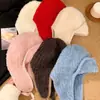 Chapéu Lei Feng Quente e à Prova de Frio para Mulheres, Chapéu Espesso com Forro de Lã para Outono e Inverno, Proteção para Orelhas, Chapéu de Lã Tricotado, Balaclava