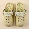 Zapatos Croc para Mujer Ropa de Verano Exterior Transpirable Tiras Tejidas Chanclas de Dedo del Pie Eva Antideslizantes Resistentes al Desgaste Color de Contraste para Pareja Sandalias de Playa