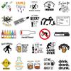 50 Adesivos de cerveja engraçados Cartoon Laptop Hand Ledger Phone Case Decoração Adesivos DIY transfronteiriços