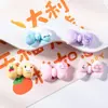 Animales de Dibujos Animados Lazo Creativo DIY Pegamento de Crema Funda para Teléfono Móvil Pasador Hecho a Mano Taza de Agua Accesorios de Resina Venta al por Mayor