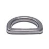 Diámetro Interior 11mm Hebilla en Forma de D Bobina Semicircular Colgante Sandalias de Cuero Cepillado Dorado Sandalias de Cuero para Hombre Hebilla de Botón Venta al por Mayor Hebilla