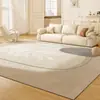 Alfombra para sala de estar 2026 nueva de lujo ligero de alta gama para sofá mesa de centro habitación del hogar dormitorio tapete de piso, lavable, no necesita lavado, engrosada