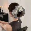 Estilo College Renda Quatro Camadas Renda 2025 Novo Estilo Coreano Coque Suave Elástico de Cabelo Corda de Cabelo Corda de Cabelo