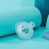Boca larga mamilo bebê silicone líquido textura fosca mamadeira alimentação bebê prático anti-flatulência mamilo leite materno sensação
